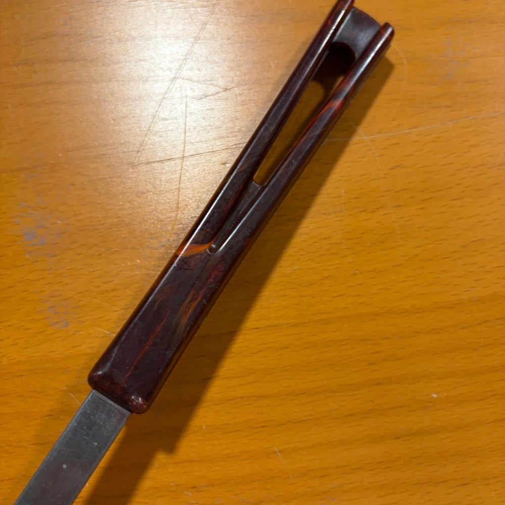 Vintage EUC Stanhome Stainless Steel Slotted Spatula Turner Bakelite Handle 13" - Picture 6 of 7